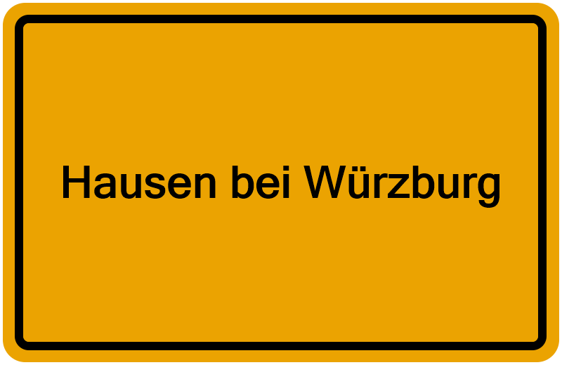 Handelsregister Hausen bei Würzburg